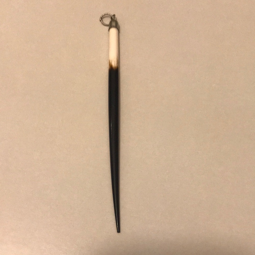 Porcupine needle pendant